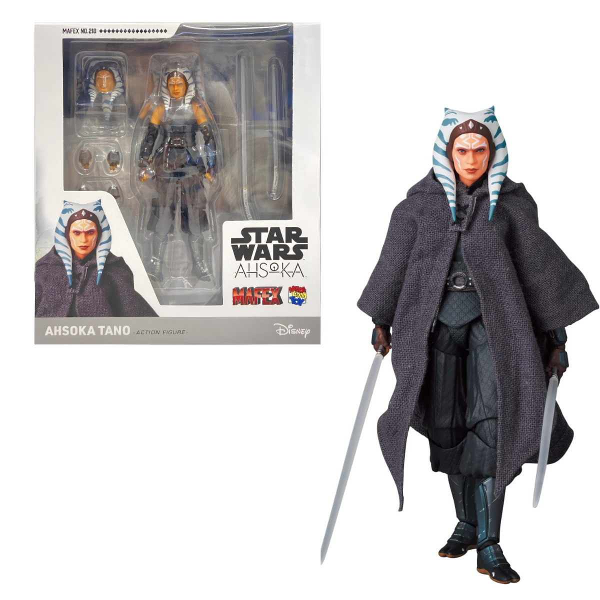 Ahsoka Tano The Mandalorian Ver. Star Wars MAFEX No.210 Medicom Toy